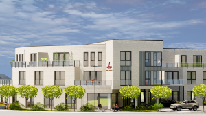 Neubau eines Wohn- und Geschäftshauses