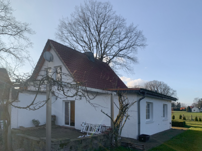 Umbau eines Einfamilienhauses mit Scheune zu zwei Wohneinheiten im Außenbereich